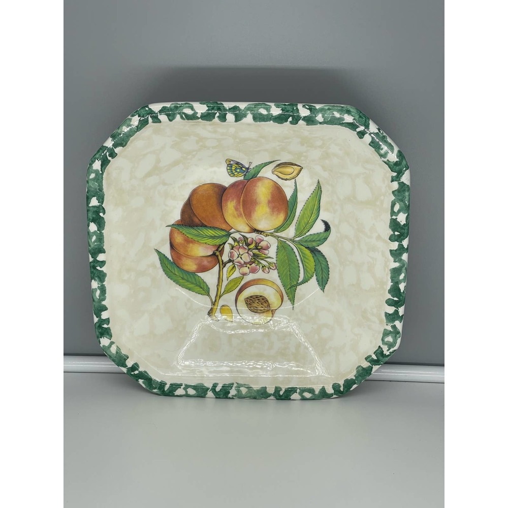 Himark Peach Square Bowl - Made in Italy